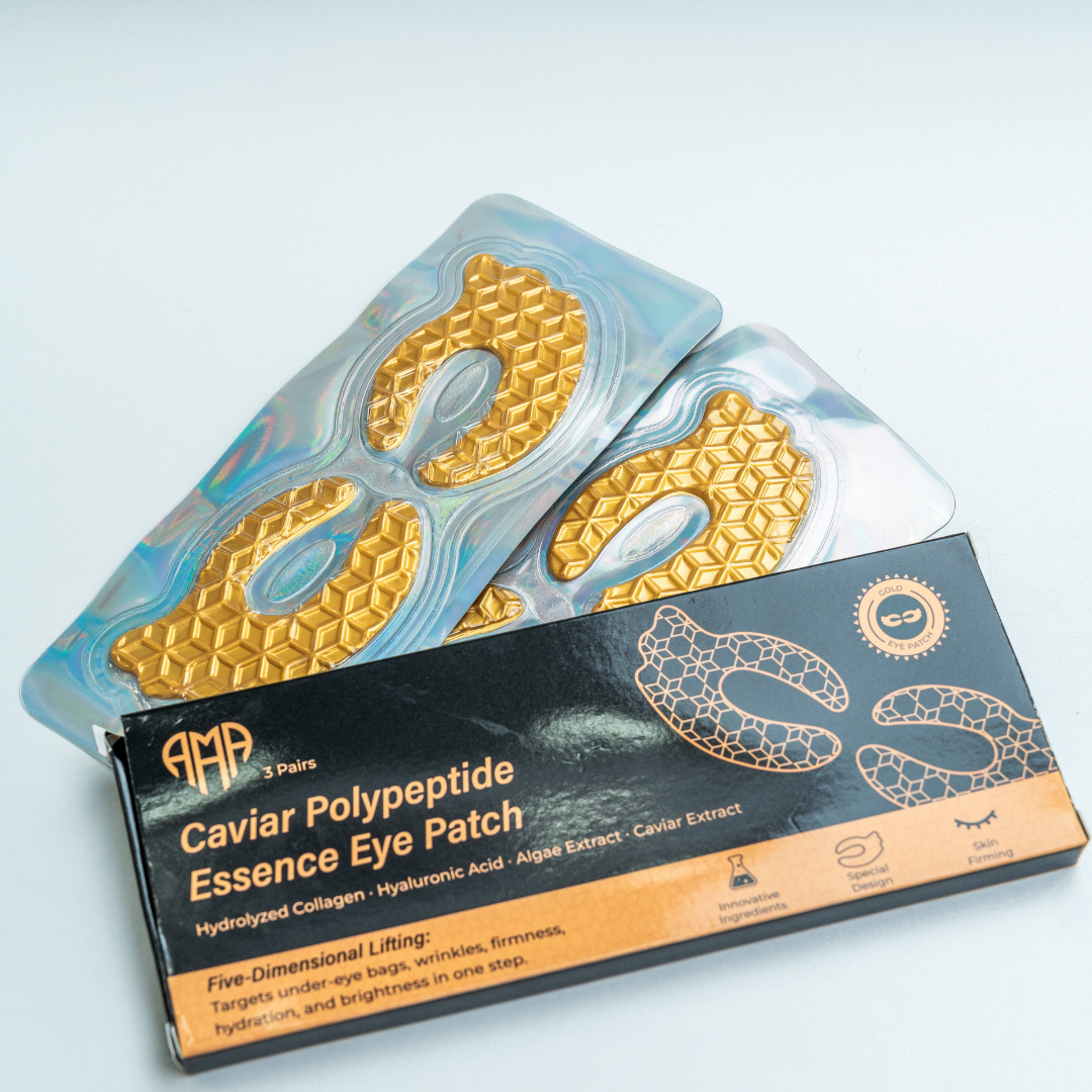 Επίθεμα ματιών Caviar Polypeptide Essence – Εντατική παραγωγή κολλαγόνου & Φροντίδα Ενυδάτωσης (3 τεμάχια)