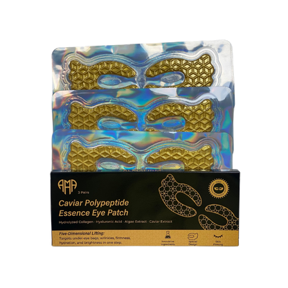 Επίθεμα ματιών Caviar Polypeptide Essence – Εντατική παραγωγή κολλαγόνου & Φροντίδα Ενυδάτωσης (3 τεμάχια)